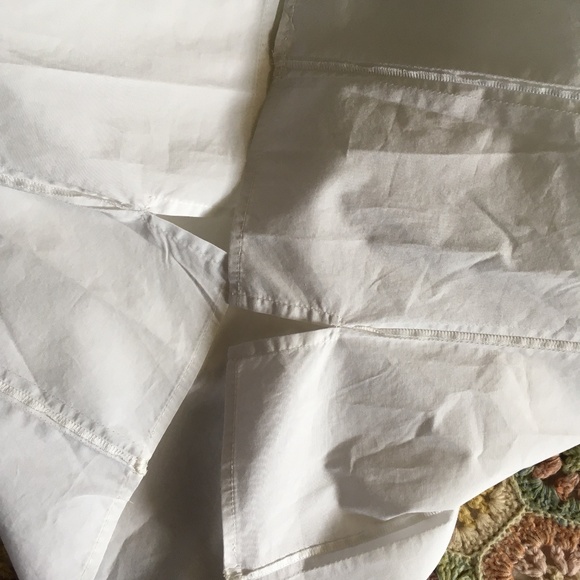 ROCHAS White Cotton Boxy Shirt 46 M - Picture 10 of 12